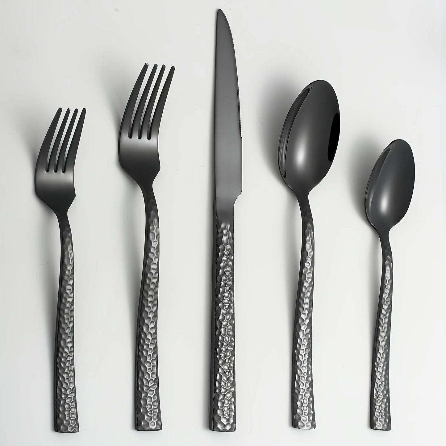 Metal Solid Silverware Set Piece