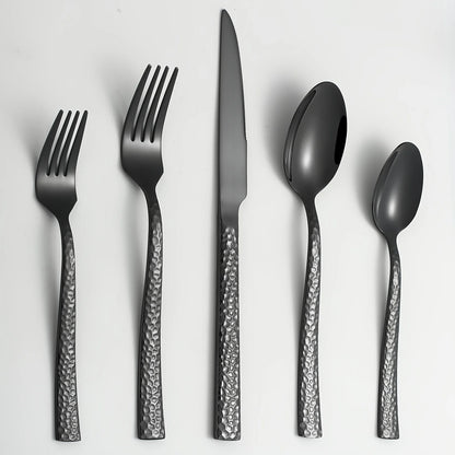 Metal Solid Silverware Set Piece