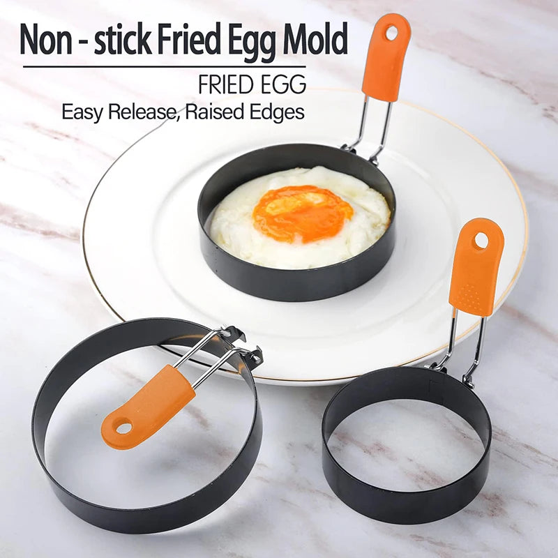 Metal Eggs Form Fried Egg
