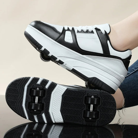 Four-Wheel Roller Shoes