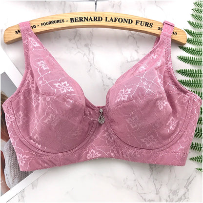 Floral Lace Push Up Bra