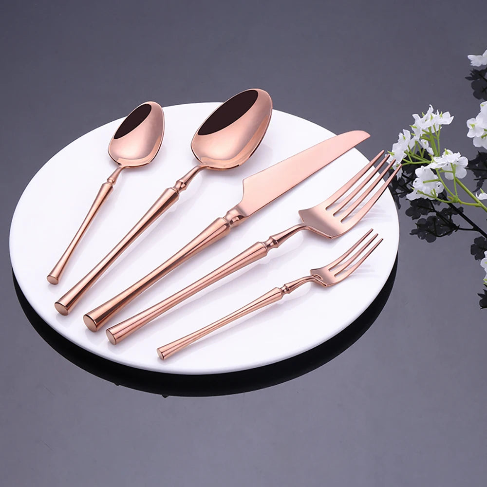 Metal Solid Sliver Cutlery Set