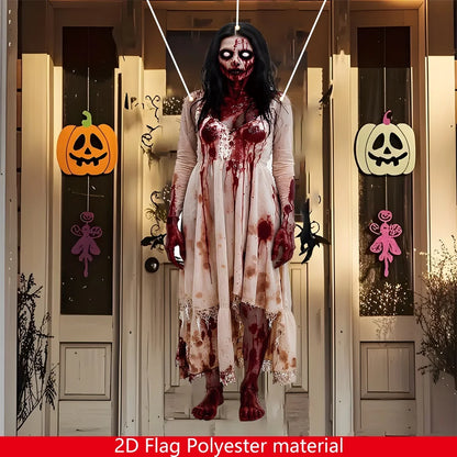 Bloody Zombie Door Banner