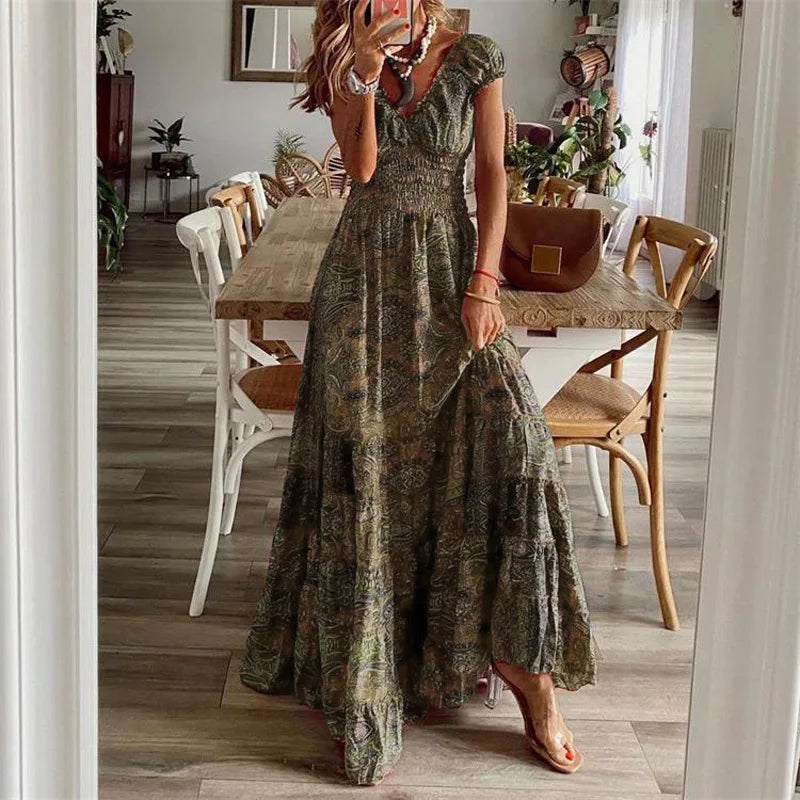 Bohemian Print Dress