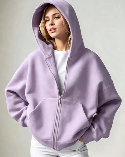 Full-Zip Pocket Hoodie
