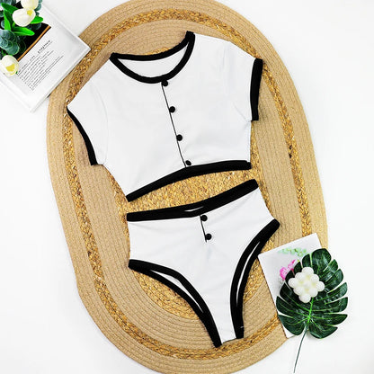 Sculpted High-Waist Bikini Set