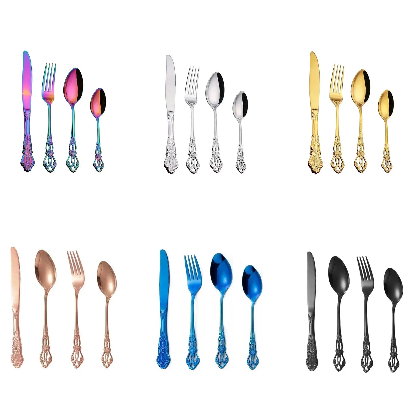 Luxury Gold Cutlery Set