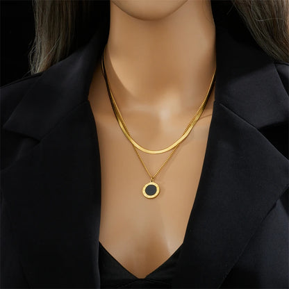 Roman Numeral Pendant Necklace