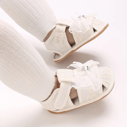 Soft-Sole Hook-and-Loop Baby Sandals