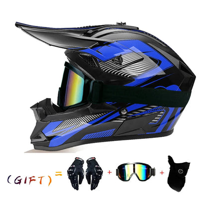 VGV Three-Piece Off-Road Motocross Helmet