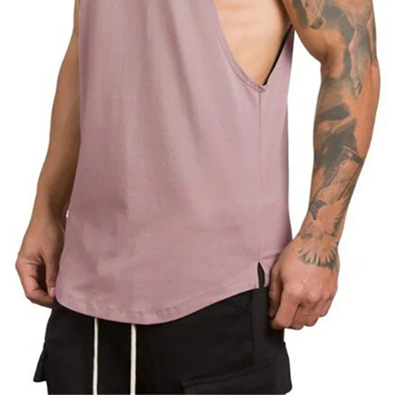 Summer Cotton Breathable Workout Tank