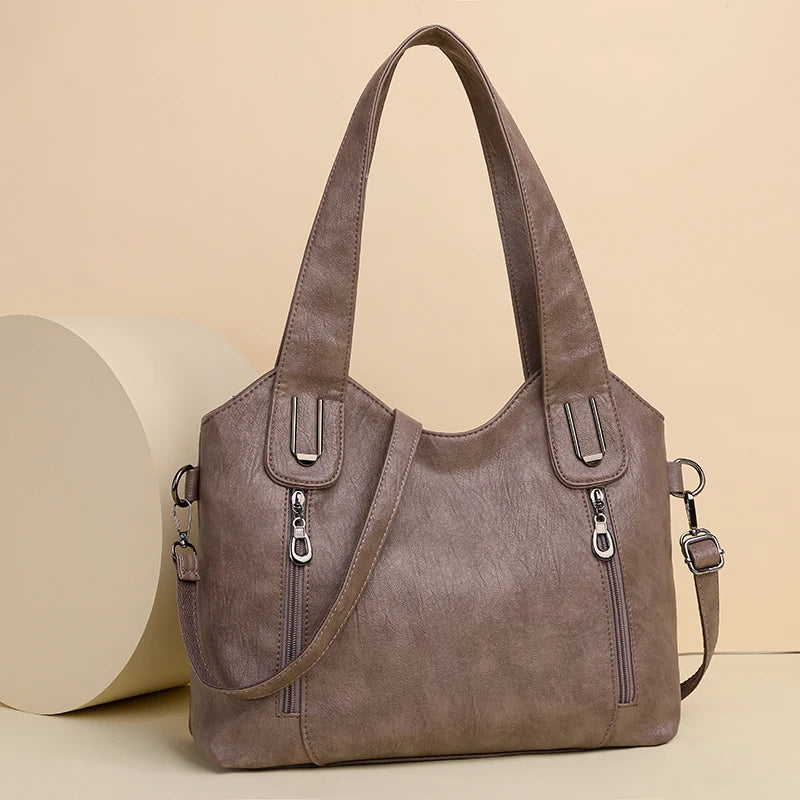 Retro Leather Shoulder Bag