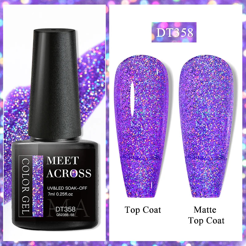 MEET ACROSS Matte Gel Polish
