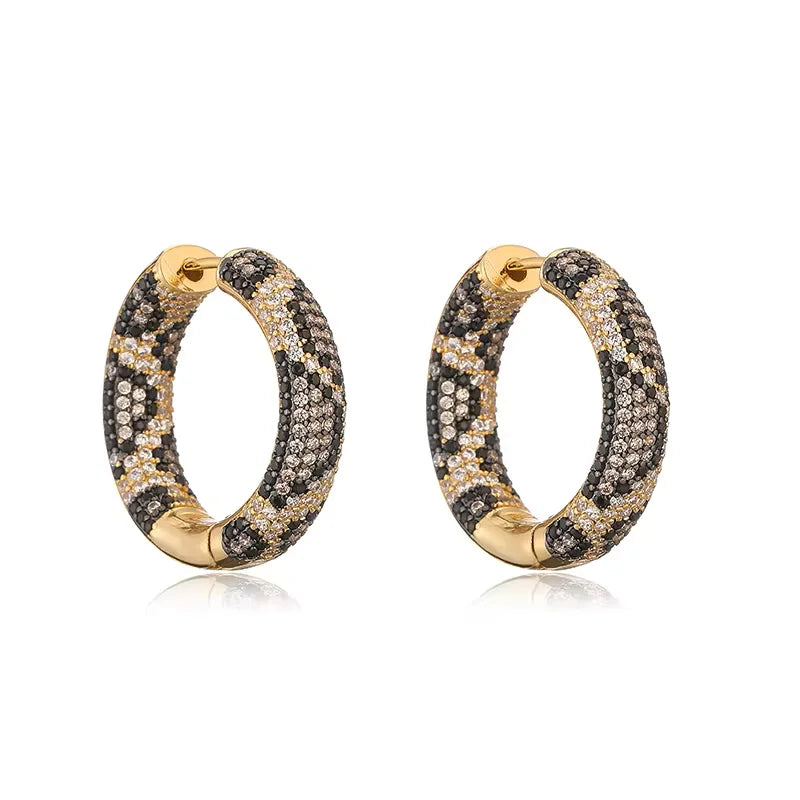 Animal Hoop Earrings