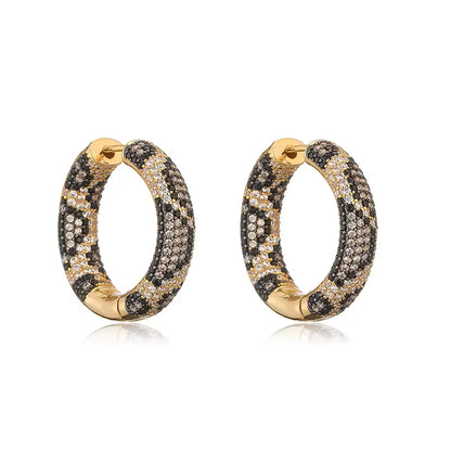Animal Hoop Earrings