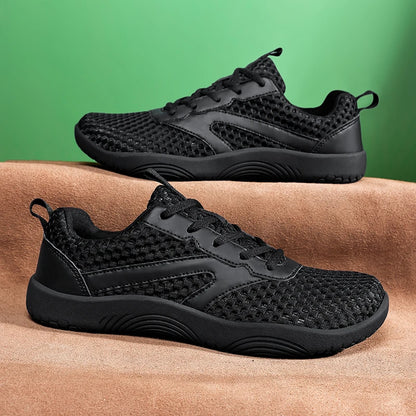 Wide-Toe Barefoot Mesh Sneakers