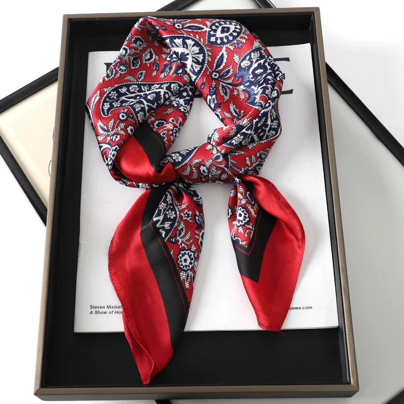 Scarf 70 70Cm Silk Square