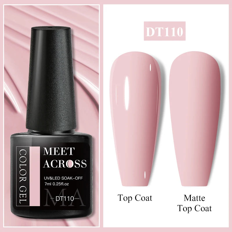 MEET ACROSS Matte Gel Polish