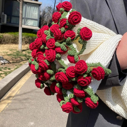 Romantic Rose Bouquet Blanket