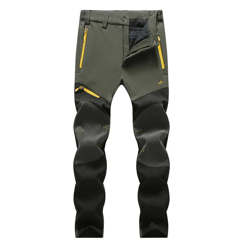 Fleece-Lined Waterproof Winter Pants
