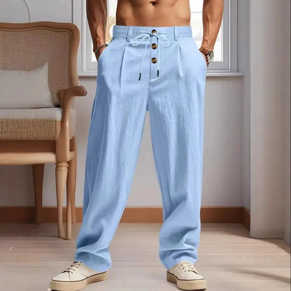 Cotton linen casual breathable Trouser