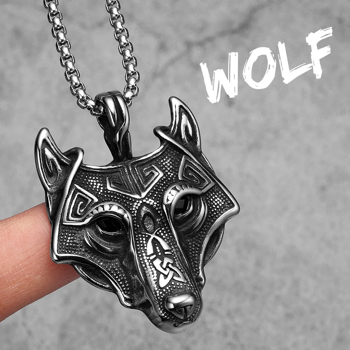 Metal Punk Animal Necklaces Pendant
