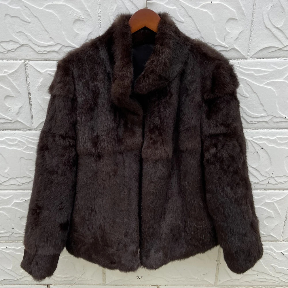 Rabbit Fur Bolero Jacket