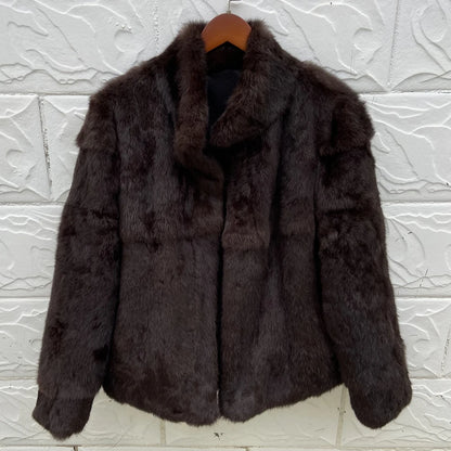 Rabbit Fur Bolero Jacket