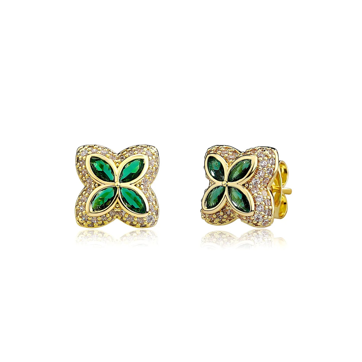 Plant Stud Earrings