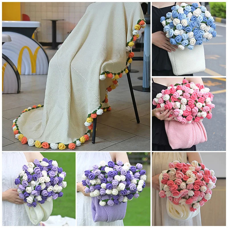 Crochet Flower Blanket