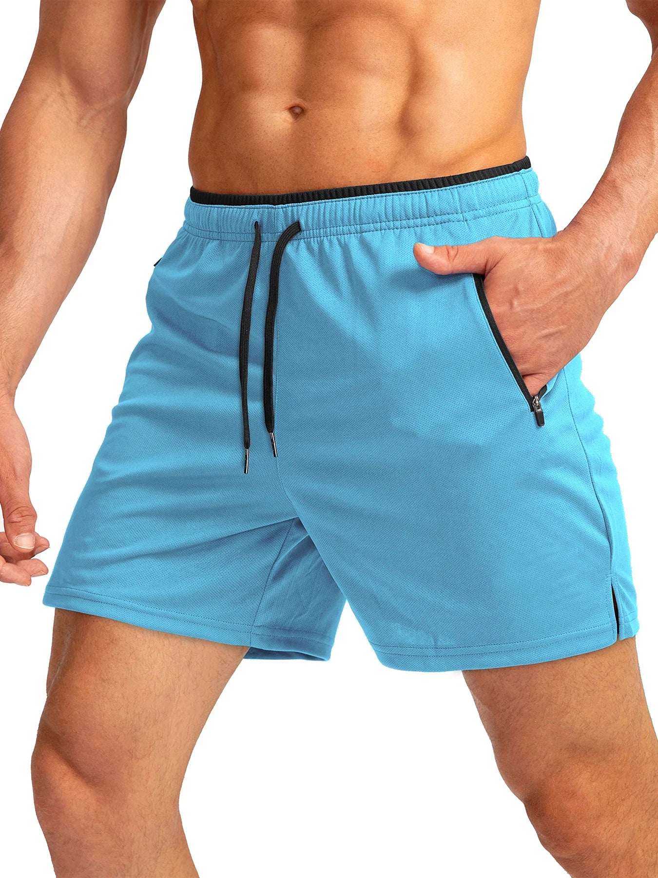 5-Inch Zippered Pocket Running Shorts