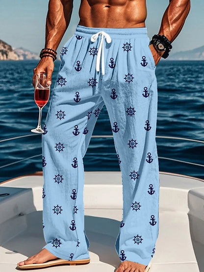 Pirate 3D Printed Casual Street Trouser