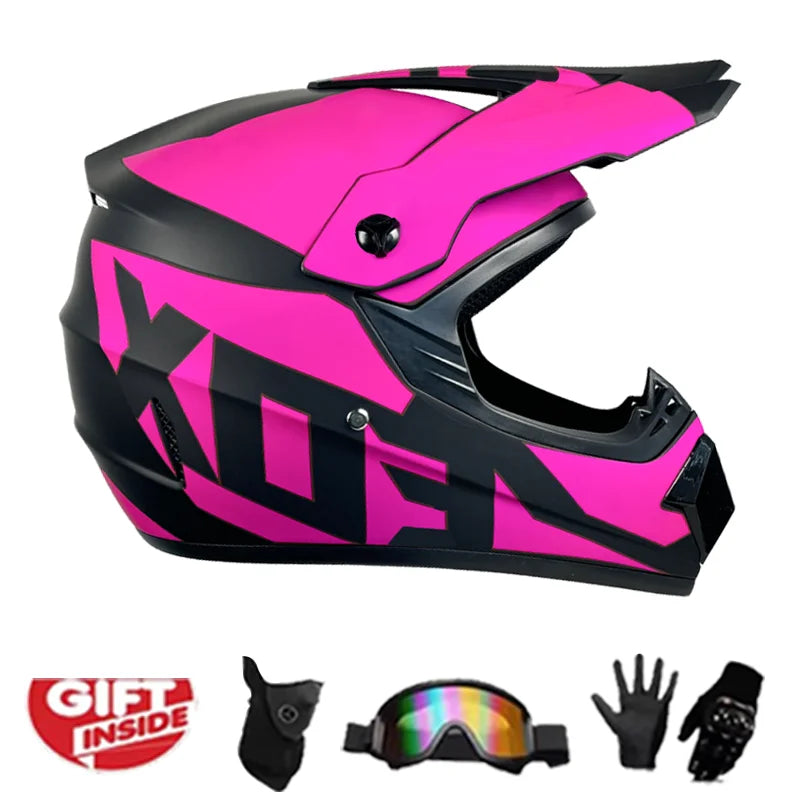 DOT-Approved Youth Dirt Bike Helmet