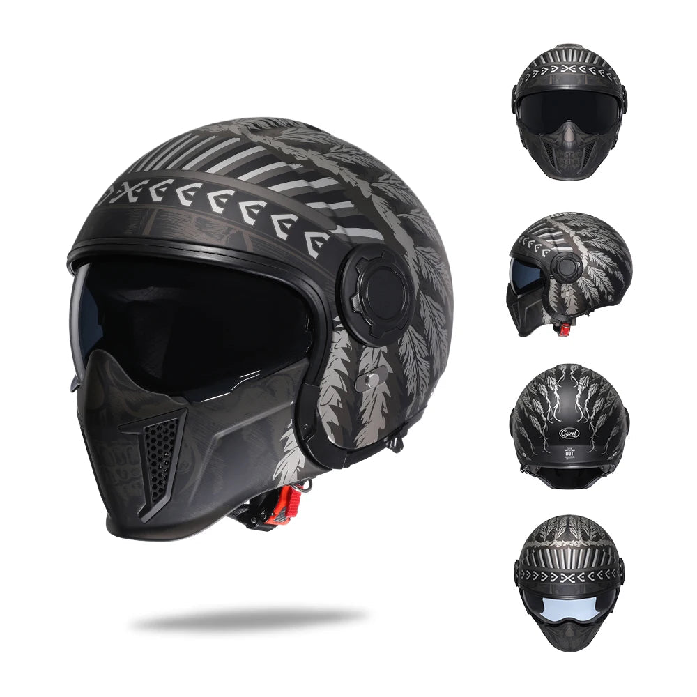 CYRIL Four-Form Dual-Visor Modular Helmet