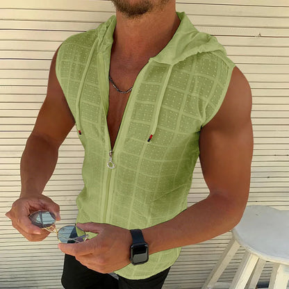 Men's Beach Hooded Tank