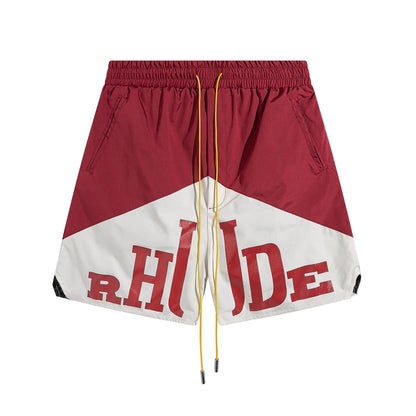 Letter Print Hip-Hop Beach Shorts