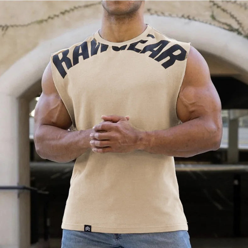 Summer Cotton O-Neck Sleeveless Tank