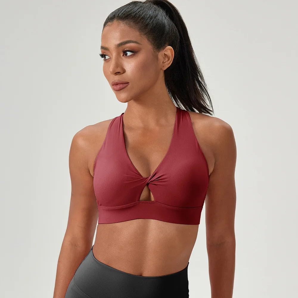 Yoga bra detachable padding quick-drying