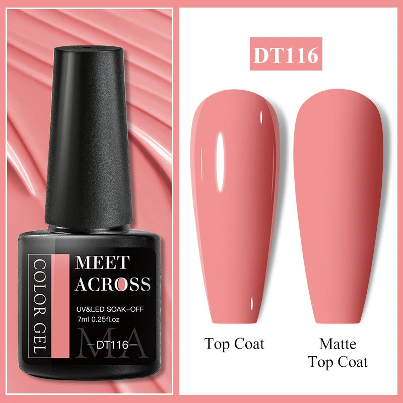 MEET ACROSS Matte Gel Polish