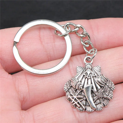 Seahorse Octopus Mermaid Keychains Nail