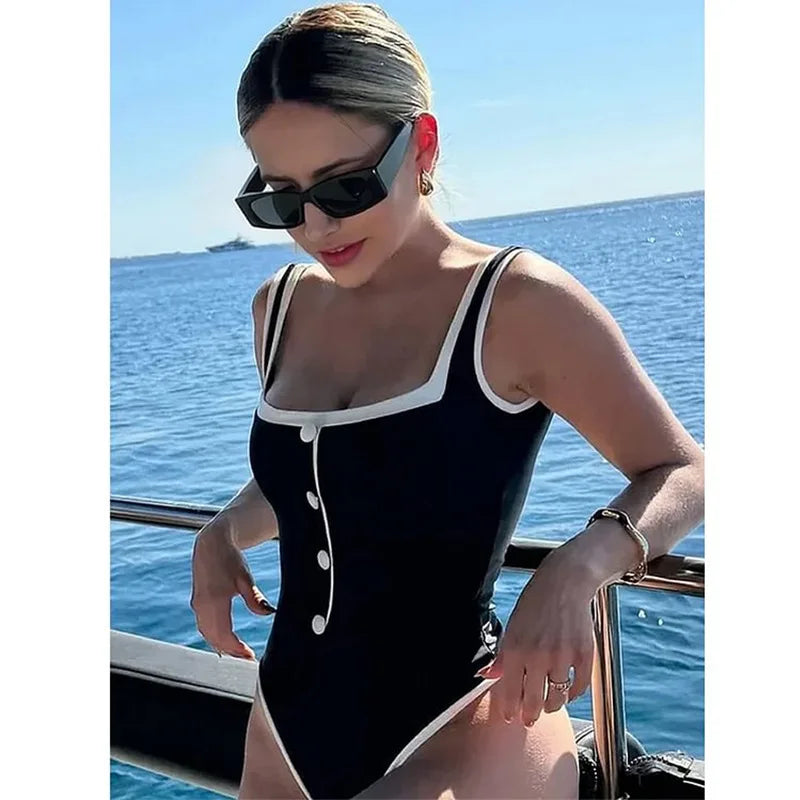 Button Bikini Set