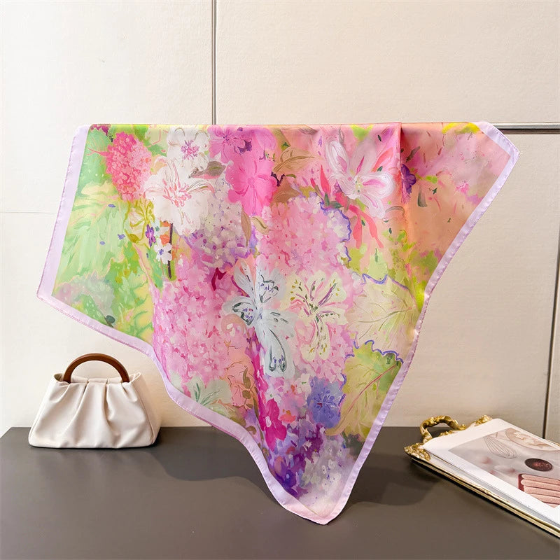 70cm Square Silk Scarf