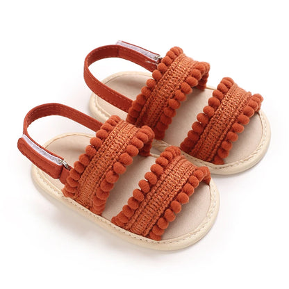 Cotton Soft-Sole Baby Sandals