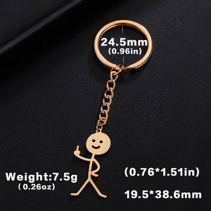Teamer Funny Middle Finger Stickman