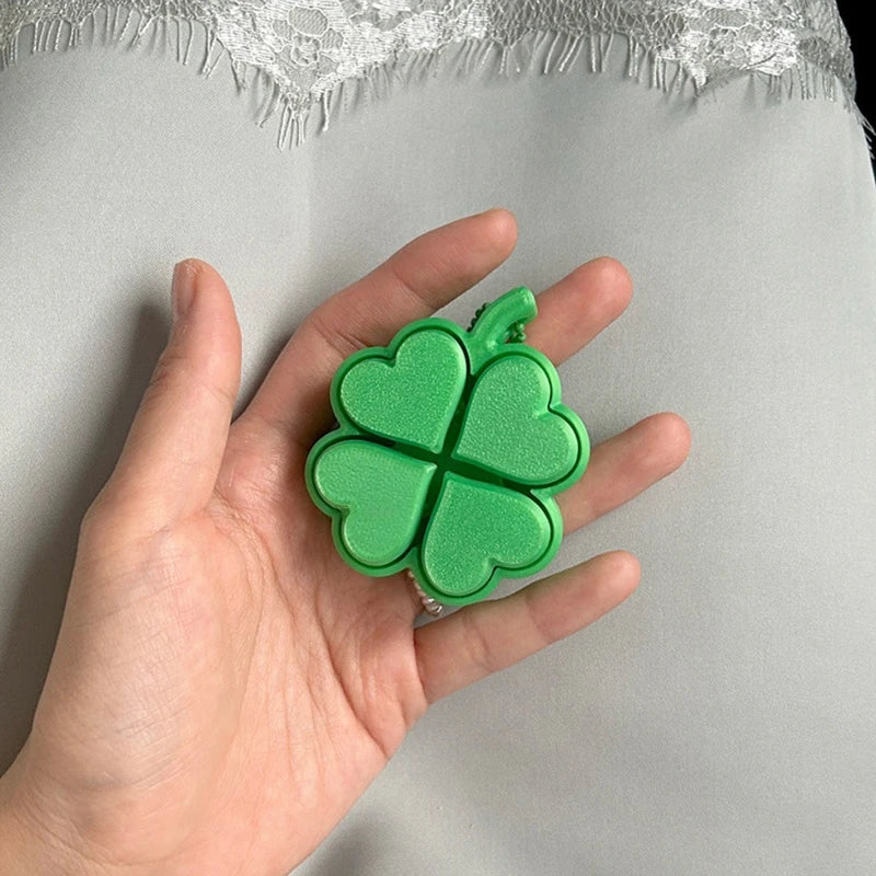Clover Keycap Keychain LED Clicker