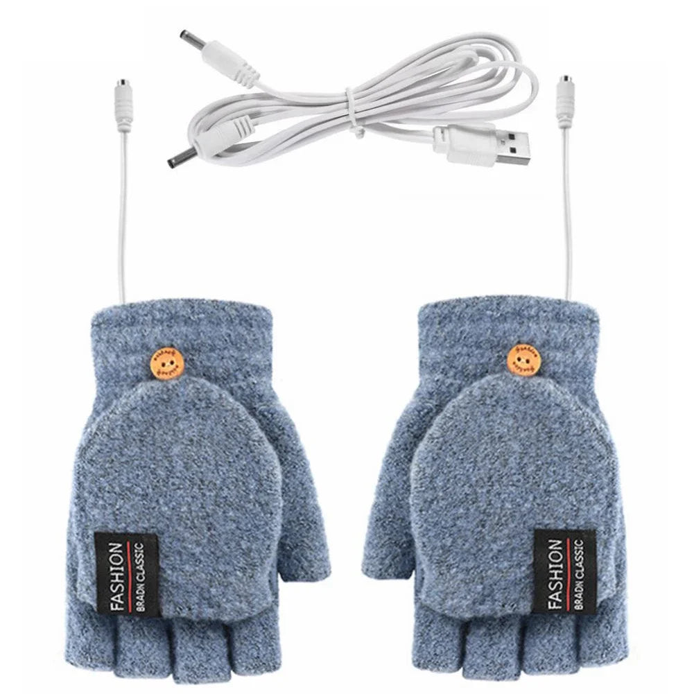 USB Rechargeable Electric Heating Gloves
