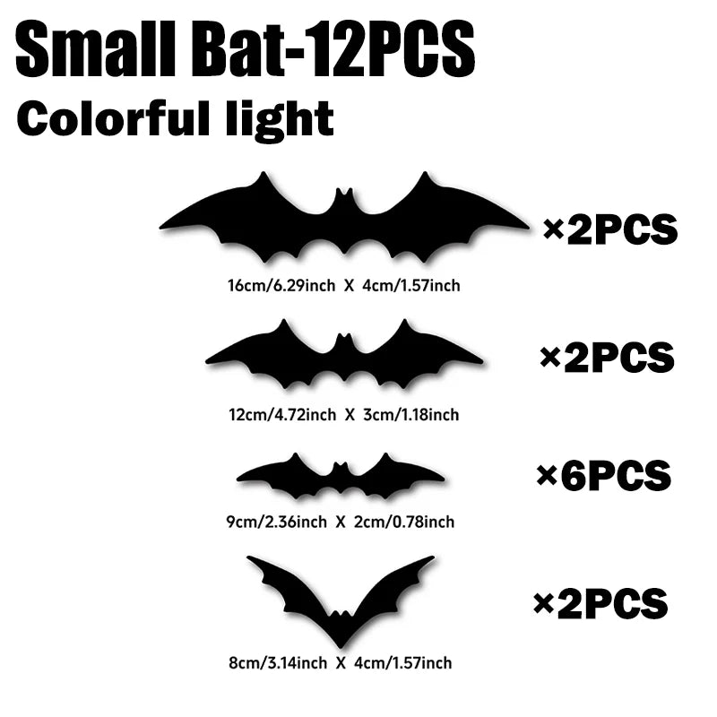Glowing Bat Wall Decals