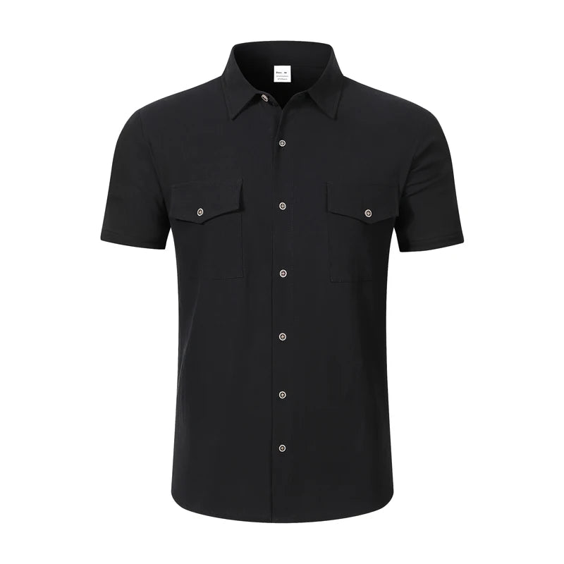 Linen Short Sleeve Summer Shirt