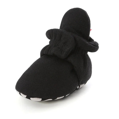 Star Checkered Baby Booties