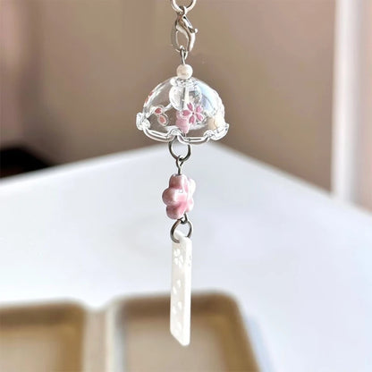 Cute Wind Chime Pendant Keyring